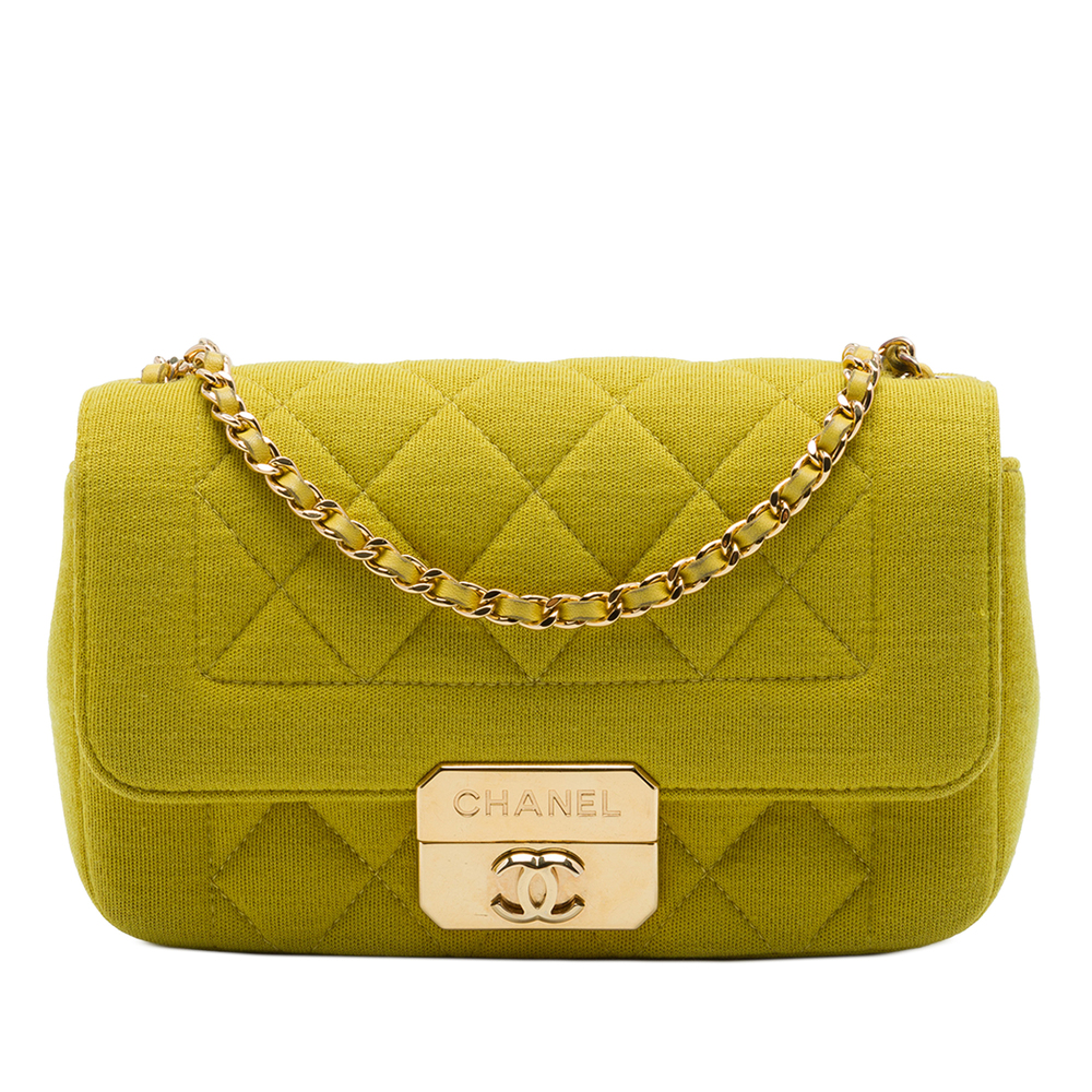 Pre-Loved Chanel Mini Jersey Chic With Me Flap